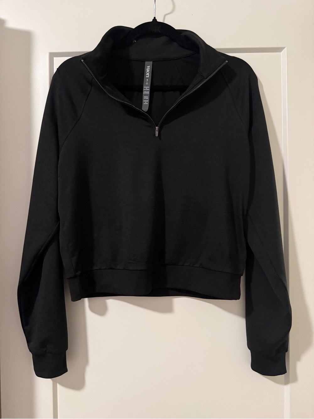 Vuori Halo Half Zip - Black Heather